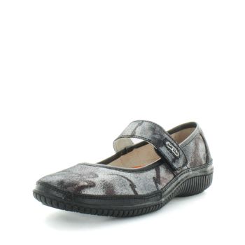 JUST BEE Women's CALISAIIa Flats Taupe Print 36EU