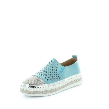 JUST BEE Women's CALY Flats Aqua 36EU