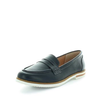 JUST BEE Women's CANGELA Loafers / Slip ons Navy Smooth 36EU