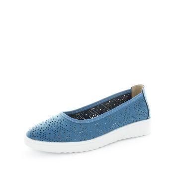 JUST BEE Women's CARIN Flats Blue 39EU