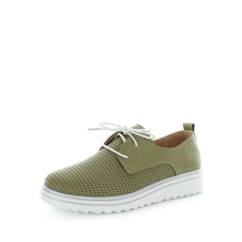 JUST BEE Women's CARNATIONA Sneakers Khaki Smooth 37EU