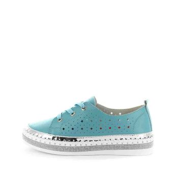 JUST BEE Women's CASINI Flats Aqua 40EU