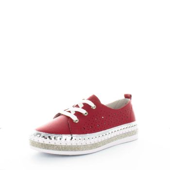 JUST BEE Women's CASINI Flats Red 36EU