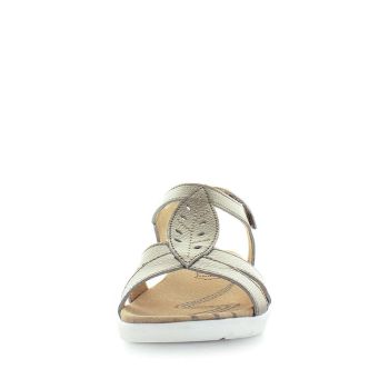 JUST BEE Women's CATHAY Sandals Light/Pewter 36EU