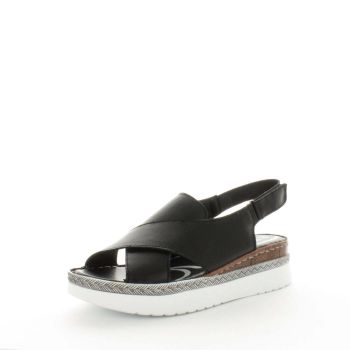 JUST BEE Women's CHIPATA Sandals Black 40EU