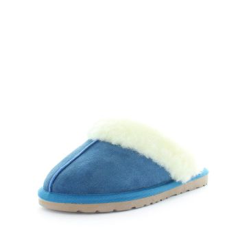 JUST BEE Women's CITA Slippers Blue 10US