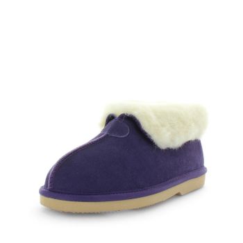 JUST BEE Women's COSA Slippers Purple 10US