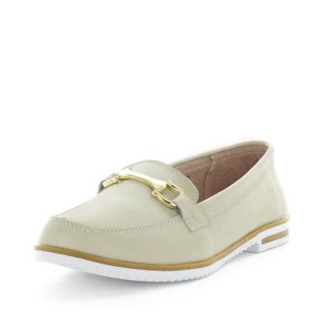 JUST BEE Women's CRESSY Loafers / Slip ons Beige Smooth 36EU