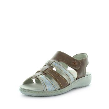 KIARFLEX Women's KOOSE Sandals Taupe Shoe 37EU