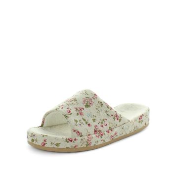 Panda PEVERLY Slippers Uggs Red Floral Shoe M