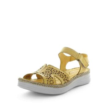 SOFT TREAD ALLINO Women's BANITA Sandals Mustard Shoe 41EU