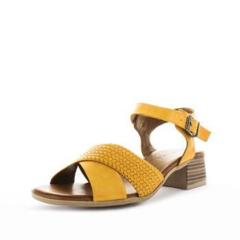 SOFT TREAD ALLINO Women's BONICA Sandals Mustard Shoe 36EU