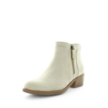 WILDE Women's SIARA Boots Beige Micro Shoe 36EU