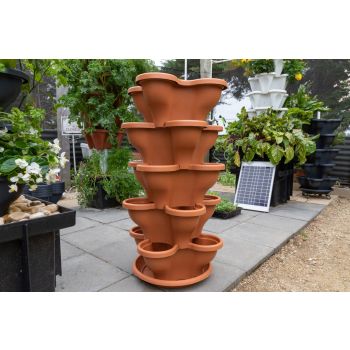 Twin 5 Tier Extra Large Verandah Planter - Terracotta