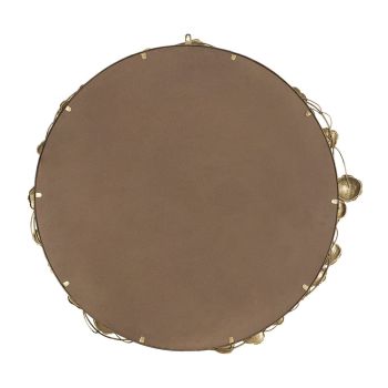 GOLD LEAF DESIGNER WALL MIRROR