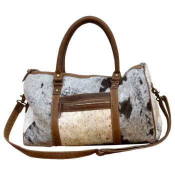 COWHIDE DUFFLE BAG