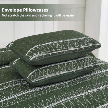 Elegant Quilted Bedspread and Pillowcases Set: Perfect for a Luxe Bedroom Feel - Queen size