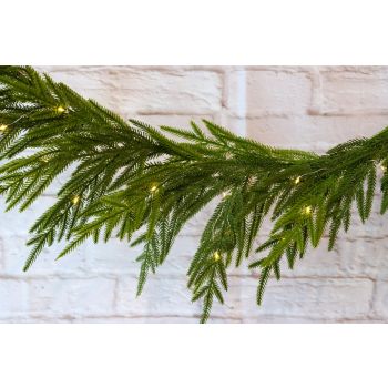 PINE GARLAND USB POWERED 183CM