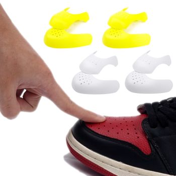 White Shoe Crease Protector for Men's Shoes, Size EUR 40-46 (US 7-12) 10 Pairs