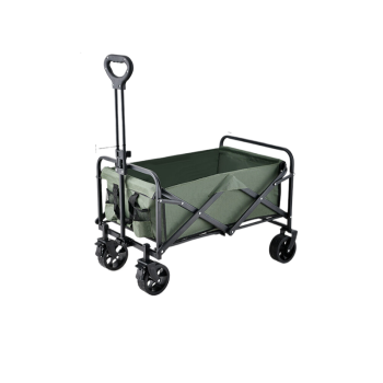 5 -inch camp cart, green mid -number tank wheel+ bearing double brake+ high carbon structural frame