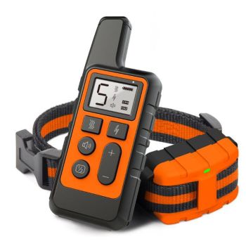 Wireless Dog Training Collar with Remote - 500-Yard Range, Waterproof, Rechargeable, Adjustable for Small and Large Dogs