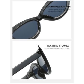 Retro Cat-Eye Sunglasses - Stylish Blue Vintage Frames for Women