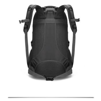 Large 60L Black Waterproof Hiking Backpack for Travel, Camping, and Outdoor Adventures - Durable and Lightweight