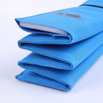 3 PCS Grey Portable Outdoor Folding Seat Cushion - 42cm x 32cm for Camping and Hiking