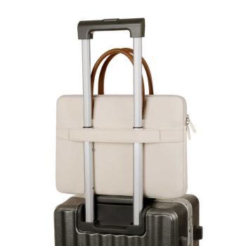 Black Simple & Stylish Laptop Bag - Elegant Notebook Carrier for Students, Professionals, and Gift Purposes