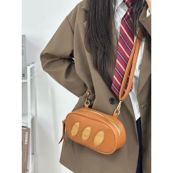 Creative Cute Baguette Crossbody Bag – Unique Bread Design, Fashionable Shoulder Bag for Daily Use