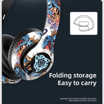 Wireless Bluetooth Headphones - Stylish Over-Ear Design with Long Battery Life, Hi-Fi Sound, and Universal Compatibility (colour A)