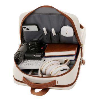 Light Blue Waterproof Business Backpack - 31L Capacity, Stylish and Versatile