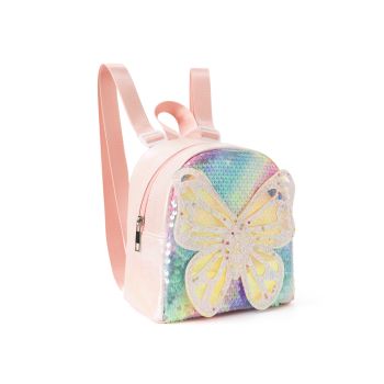 Glitter Butterfly Sequin Backpack - Sparkling Small Backpack for Kids