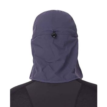 Blue UV Protection Outdoor Sun Hat with Neck Flap - Lightweight and Breathable