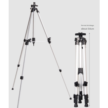 Red Portable Folding Artist Tripod Easel - Adjustable Stand for Sketching & Painting (Collapses to 54cm)