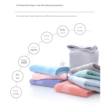 Red Luxury 6-Piece 100% Cotton Towel Set - 2 Bath Towels, 2 Hand Towels, 2 Face Towels