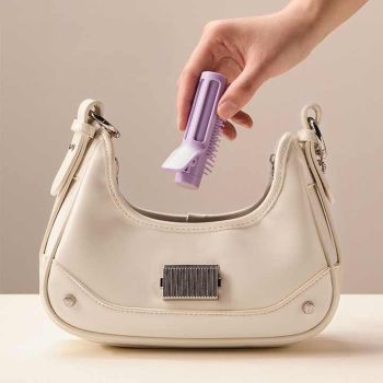 3-pack Beige Portable Hairstyle Brush for Root Volume - Multifunction Hair Styling Tool