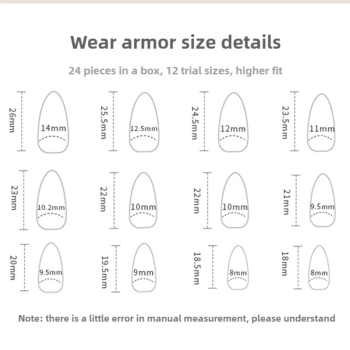 2 Pcs Black 24 Pcs Light & Traceless Press-On Nail Set - Reusable ABS Material False Nails for Salon-Quality Manicure