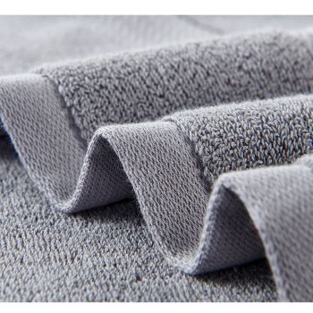 Black Premium Thick Cotton Bath Towel for Adults - Soft and Absorbent Bathroom Towel