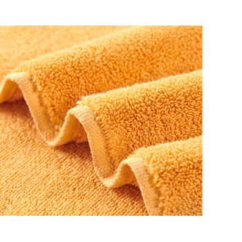 Bright Orange Premium Thick Cotton Bath Towel for Adults - Soft and Absorbent Bathroom Towel