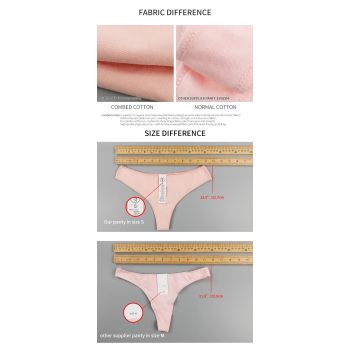 Size M Lace-Trimmed Thong Underwear - 4-Pack in Baby Blue,Grey,Paisley Purple and Tange Red