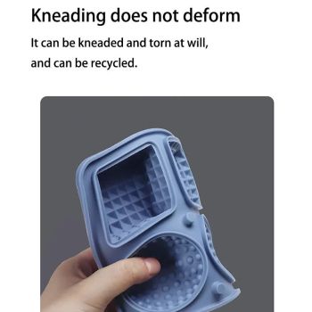 2 PCS Sphere & Square Ice Cube Tray (Black) - Novelty Silicone Ice Maker for Whiskey Cocktails