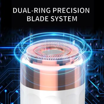 Pink 2-in-1 Mini Electric Shaver and Hair Removal Device for Women