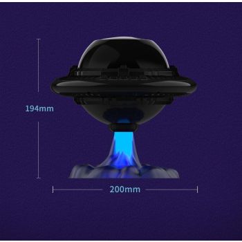 Flying Saucer Starry Sky Projection Lamp - Ambient Mood Light