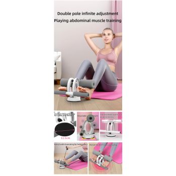 Grey Adjustable Multi-Function Home Fitness Equipment for  Sit-Ups