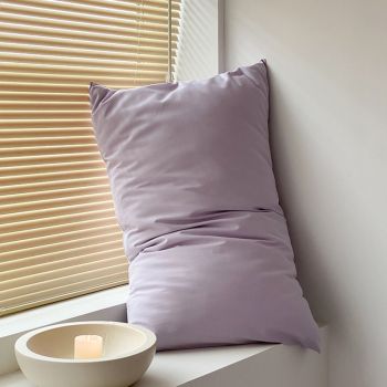 Dark Blue 100% Cotton Pillowcase Set - Envelope Closure(without pillow core)