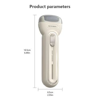 Light Purple Electric Foot Grinder with USB Charging - Dual-Speed Callus Remover for Smooth, Exfoliated Feet