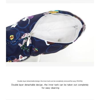 2 pcs Cloud Rabbit Pet Recovery Collar - Comfortable Anti-Lick Cone for Cats & Dogs Size L