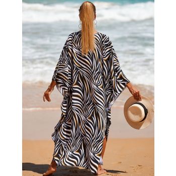Style 3 Loose Fit Caftan Dress - Resort Style Beach Coverup for Women
