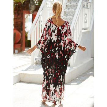 Style 8 Loose Fit Caftan Dress - Resort Style Beach Coverup for Women